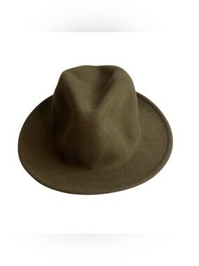 Yellow 108 Salvaged Wool Hat - Olive Tone Size M
